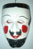Eine original Bastheimer Faschingsmaske